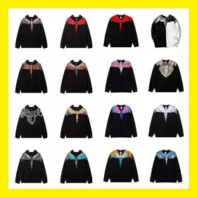 Marcelo Colorful Feather Phantom Wings Sweater Couple Hoodie-2539